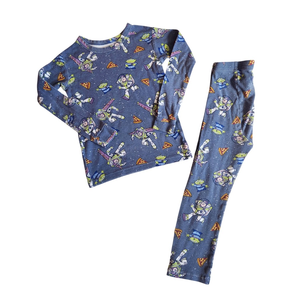 Baby Gap Pixar Toy Story Buzz Lightyear Organic Cotton Pajama Set Kids size 6Y